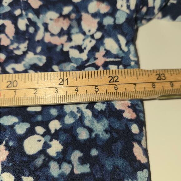 Jessica Simpson Womens Large Top Ditsy Floral Lightweight Flowy Cottagecore - Picture 9 of 11